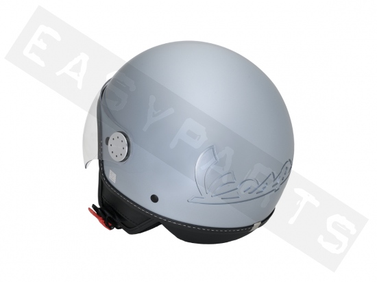 Helmet Demi Jet VESPA Visor 3.0 Part III Grey Style G01